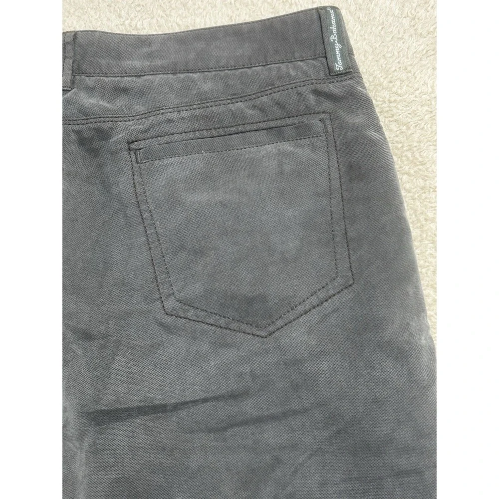 Tommy Bahama Pants Men's 34 Olive Green Straight Leg Casual Adult Lyocell